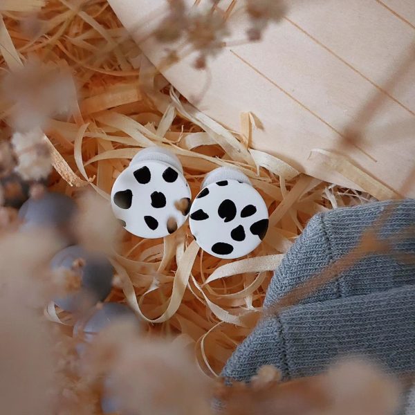 Black & White earrings